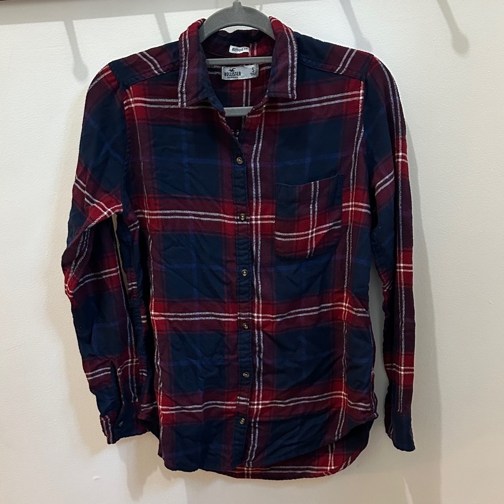 Hollister Boyfriend Flannel Shirt